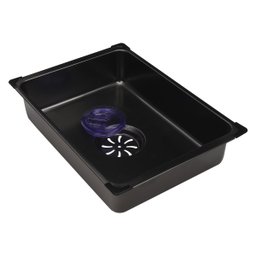 Cuba Inox Preta Pia Cozinha Gourmet Luxo 75x46cm - 10