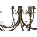 Ver imagem 5 de Lustre Luminária 6 Braços Ferro Pendente Arabescos Pendente Rustico Barra Chata
