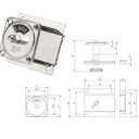 Ver imagem 3 de Fecho Livre/Ocupado - Preto 3f