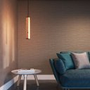 Ver imagem 2 de Luminaria Pendente Led Havai 36w, 4000lm, Bivolt - Madeira Maciça com Corrente