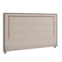 Ver imagem 2 de Cabeceira Cama Box Casal King 195 cm P05 Berlim Linho Bege Escuro - Lyam Decor