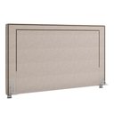Ver imagem 1 de Cabeceira Cama Box Casal King 195 Cm P05 Berlim Linho Bege - Lyam Decor