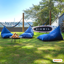 Ver imagem 2 de Puff Cônico Poltrona Multiuso Almofadão Pufe Jardim Quintal Área Externa Luxo Decorativo Todo Cheio