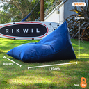 Ver imagem 5 de Puff Cônico Poltrona Multiuso Almofadão Pufe Jardim Quintal Área Externa Luxo Decorativo Todo Cheio