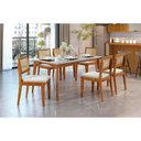 Ver imagem 1 de Mesa Cozinha Monalisa 160 + 6 Cad Rainha Mel Nesher