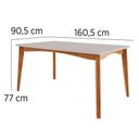 Ver imagem 7 de Mesa Cozinha Monalisa 160 + 6 Cad Rainha Mel Nesher