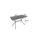 Ver imagem 2 de Conjunto: Mesa Sala Jantar Loire Tampo Madeirado 90x160cm e 6 Cadeiras Lisboa Cromado/nogueira -