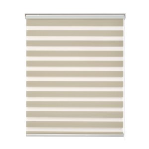 Persiana Rolo Zebra Standard 1,20 X 2,50 Double Vision Bege Mescla