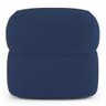 Kit 02 Poltronas Orgânicas Giratória Living Glee Veludo Azul Marinho - Desk Design - 9