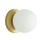 Ver imagem 1 de Arandela Luminária Lunar Globo 12 Cm Moderno Dourado 005