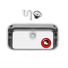 Cuba Aço Inox Robust 0,6 N°2 56x34x17 Extra Funda - 1