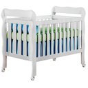 Ver imagem 3 de Berço Americano Lila com Guarda Roupa Infantil Vittoria MDF Branco Albatroz Móveis