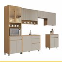 Ver imagem 2 de Cozinha 6 Peças 12 Portas 5 Gavetas Nesher Luna 270 Cm 100 Mdf