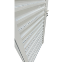 Ver imagem 3 de Porta de Aluminio Palheta Branca Ventilada Linha 25 - 210x70 Esquerda