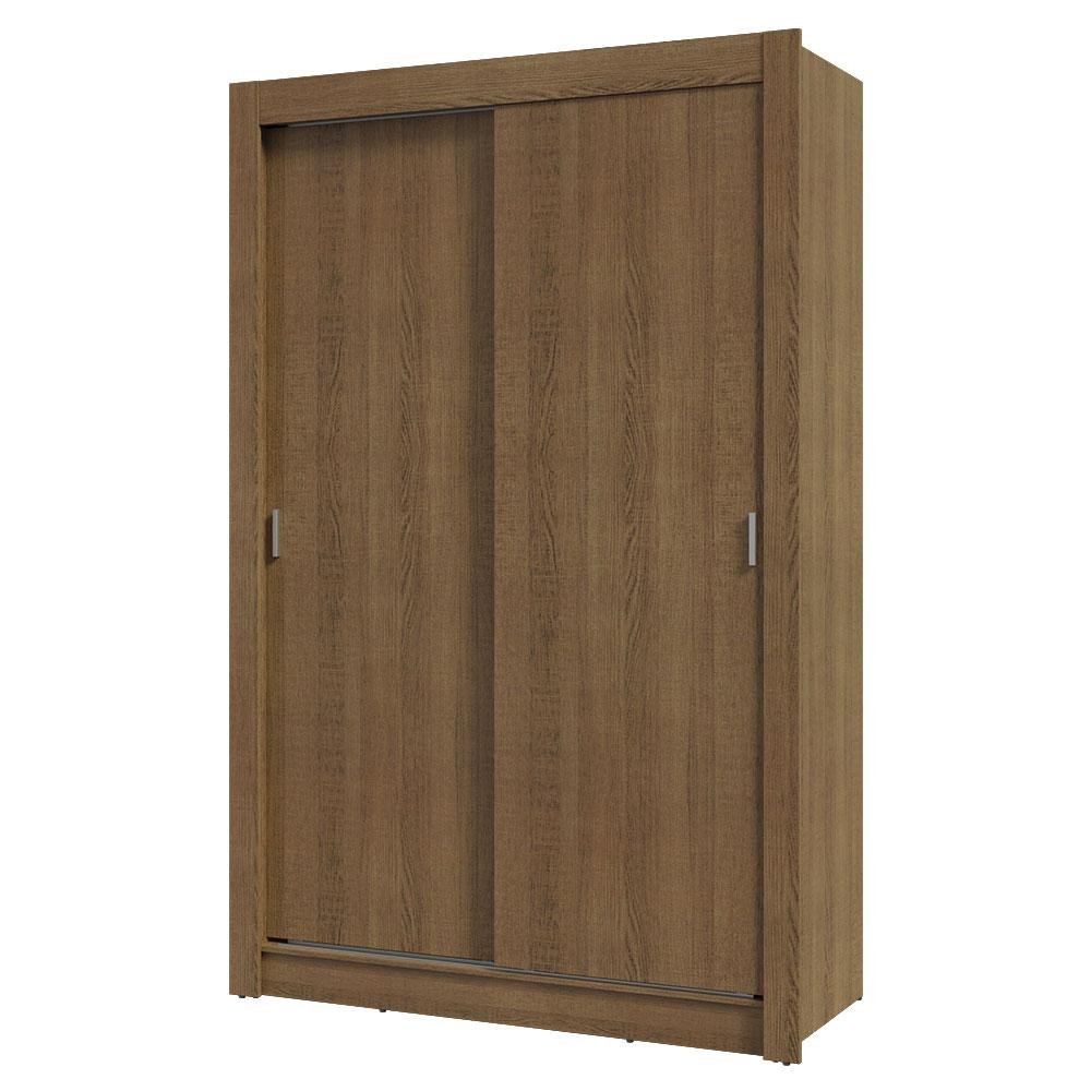 Guarda-roupa Solteiro 2 Portas de Correr 4 Gavetas Rustic Vivare Plus Madesa - 2