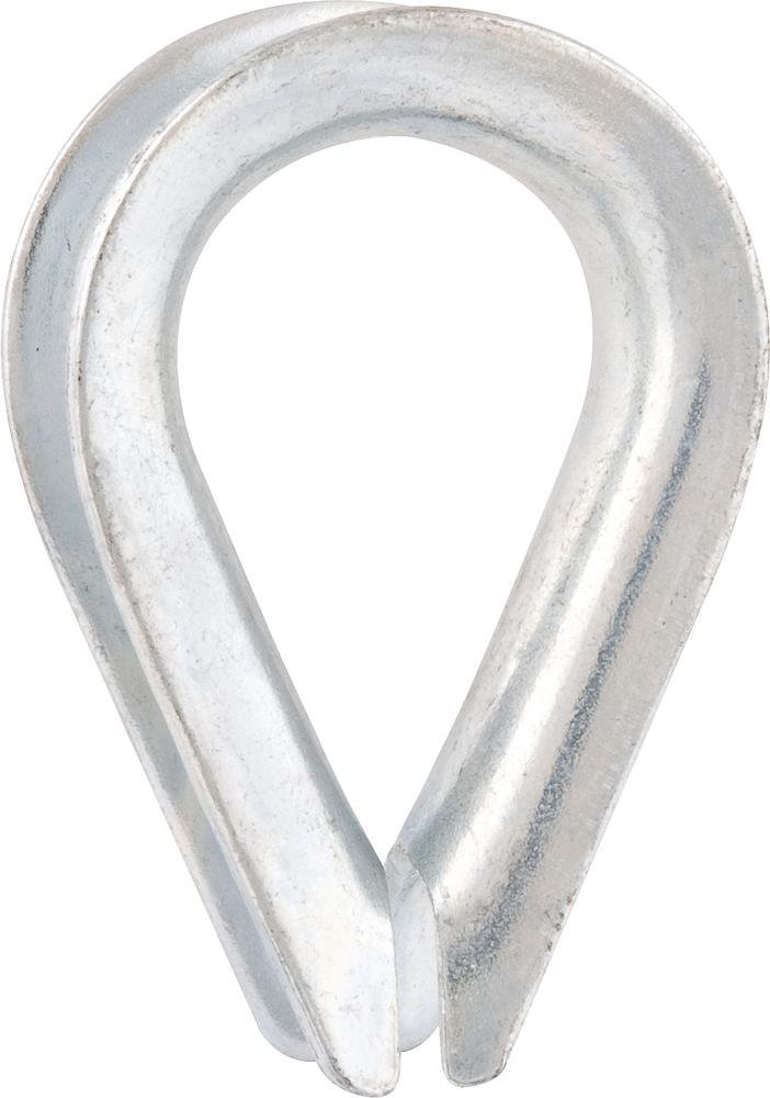 Anilha para Cabo de Aço 1/4" Leve Galvanizada - Vonder