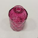 Ver imagem 3 de Vaso Garrafa Decorativo de Vidro Roxo 11x7x7cm Enfeite Sala Mesa Estante Flores