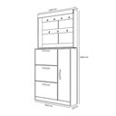 Ver imagem 3 de Sapateira com Espelheira Porta-objetos Manu Malbec