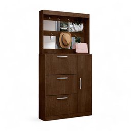 Sapateira com Espelheira Porta-objetos Manu Malbec - 2