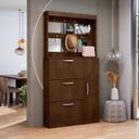 Ver imagem 1 de Sapateira com Espelheira Porta-objetos Manu Malbec