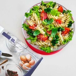 Tigela de Vidro Temperado Pote Refratário Redondo 2,4L com Tampa Marinex Transparente - 7