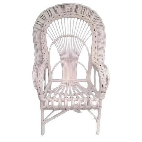 Cadeira Pavão Cor Branca sem Almofada