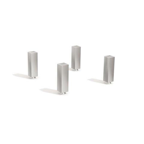 Conjunto 4 Pés Cromado para Balcão de Cozinha