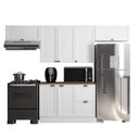 Ver imagem 5 de Cozinha Compacta Americana Modulada 5 Peças 280cm Unna Poliman Móveis