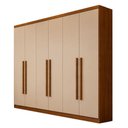 Ver imagem 1 de Guarda Roupa Casal Jalisco 6 Portas 6 Gavetas Cinamomo Fendi - Novo Horizonte