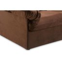 Ver imagem 5 de Sofá Cama Casal MH1456 Idea Suede Marrom Escuro - Herval