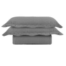 Kit Colcha Plumê Queen Grafite - 2