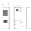 Ver imagem 4 de Ar Condicionado para Painel Elétrico Jamo Industrial 3000w 220v Monofásico Gica 302