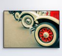 Ver imagem 6 de Quadro Rodas Carros Classicos - 60x40 Cm - Tecido Canvas