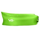 Ver imagem 1 de Sofá Puff Air Bag Inflável para Camping Vg+ Verde