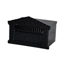 Ver imagem 1 de Caixa de Correio Cartas Tijolinho Preta Embutir 15x21x12cm