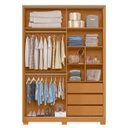 Ver imagem 6 de Guarda Roupa Solteiro 160cm Rizatto Flex A02 Off/cinamomo - Mpozenato