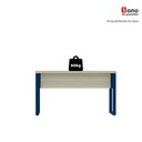 Ver imagem 4 de Mesa Escritório 1340x600x750mm M1340pe40tub Castanheira Natural-azul Delrei