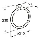 Ver imagem 2 de Toalheiro Anel para Banheiro Hotels 2.0