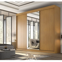 Ver imagem 1 de Guarda Roupa C/ Espelho 100% Mdf Garibaldi-móveis Valverde