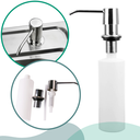 Ver imagem 1 de Dispenser Dosador Para Detergente Sabão Sabonete Líquido de Embutir Com Pump e Reservatorio de 350ml