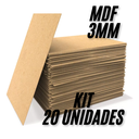 Ver imagem 2 de Kit 20 Chapa Porta Retratos de Mdf Cor Cru Madeira Chapa Mdf