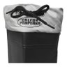 Bota Borracha Pvc Impermeável Galocha Cinza com Amarra Indus Preta com Cinza Liso 42 Br - 6