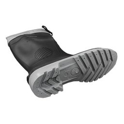 Bota Borracha Pvc Impermeável Galocha Cinza com Amarra Indus Preta com Cinza Liso 42 Br - 5
