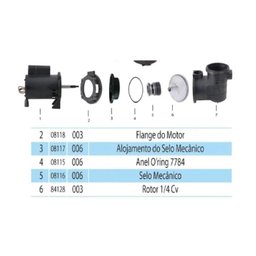 Flange Do Motor Henrimar - 3