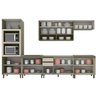 Cozinha Modulada 8 Peças MDF Evy Duna Cristal 20 Henn - 3