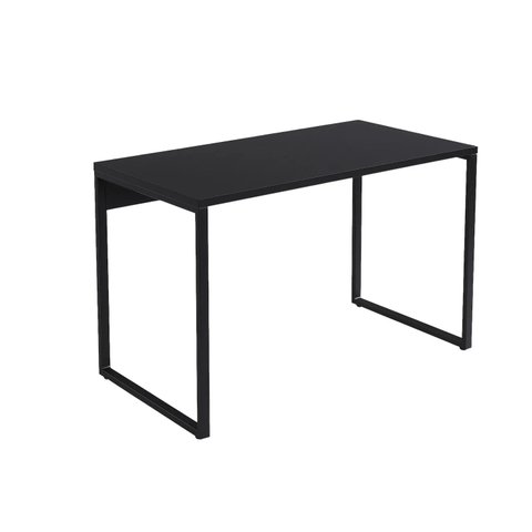 Mesa Escrivaninha para Estudos Notebook Estilo Industrial Fit 120 x 60 Preto