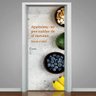 Adesivo Para Porta Para Nutricionista Saúde é Vida!- 73X210Cm - 1