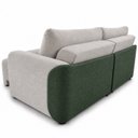 Ver imagem 6 de Sofá Cama Casal Retrátil e Reclinável 2 Lugares Bicolor Areia / Verde Musgo Uruguai 196cm
