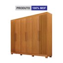 Ver imagem 3 de Guarda Roupa Casal Ripado 100% MDF Aspen - Arbo Design