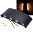 Ver imagem 1 de Arandela Luminaria Parede Spot 8w 8 Fachos Luz Led Iluminaçao Casa Garagem Varanda Quintal Jardim Pr